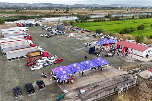 BAFRA BELEDİYESİ MODERN KAMYON VE TIR GARAJI HİZMETE AÇILDI