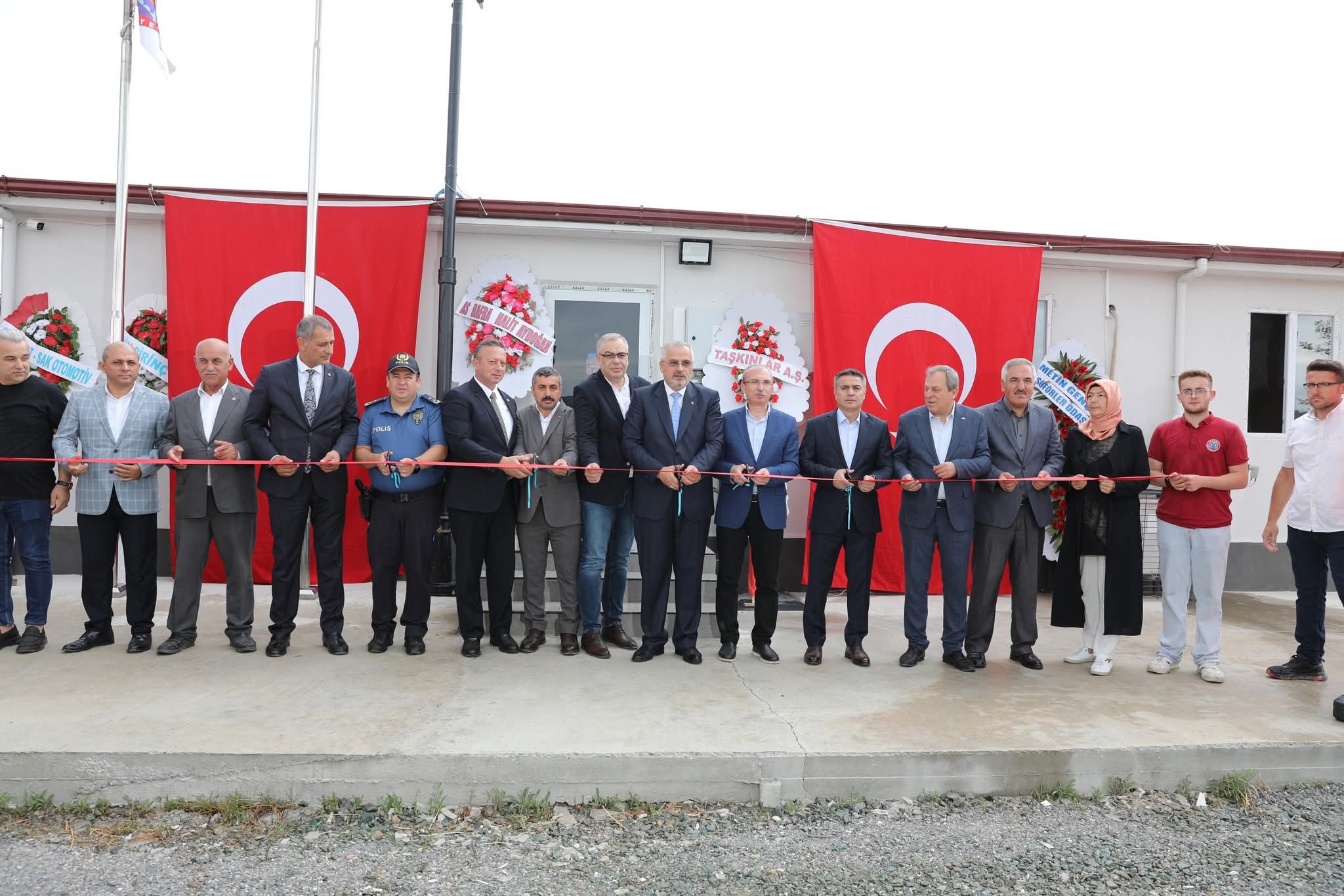 Bafra Belediyesi Kamyon ve Tır Garajı hizmete girdi