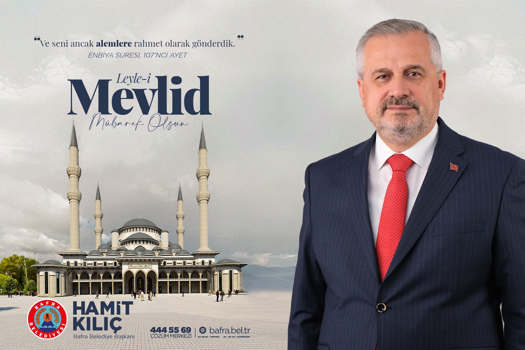 BAŞKAN KILIÇ’IN MEVLİD KANDİLİ MESAJI