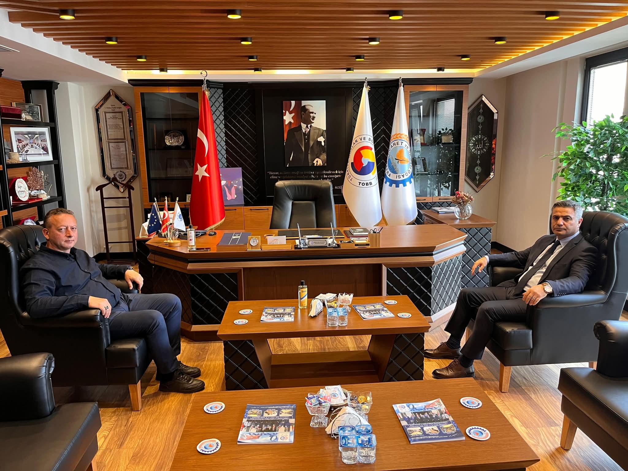 Bafra Kaymakamı Dr. Mustafa Altınpınar’dan Bafra TSO’ya Ziyaret