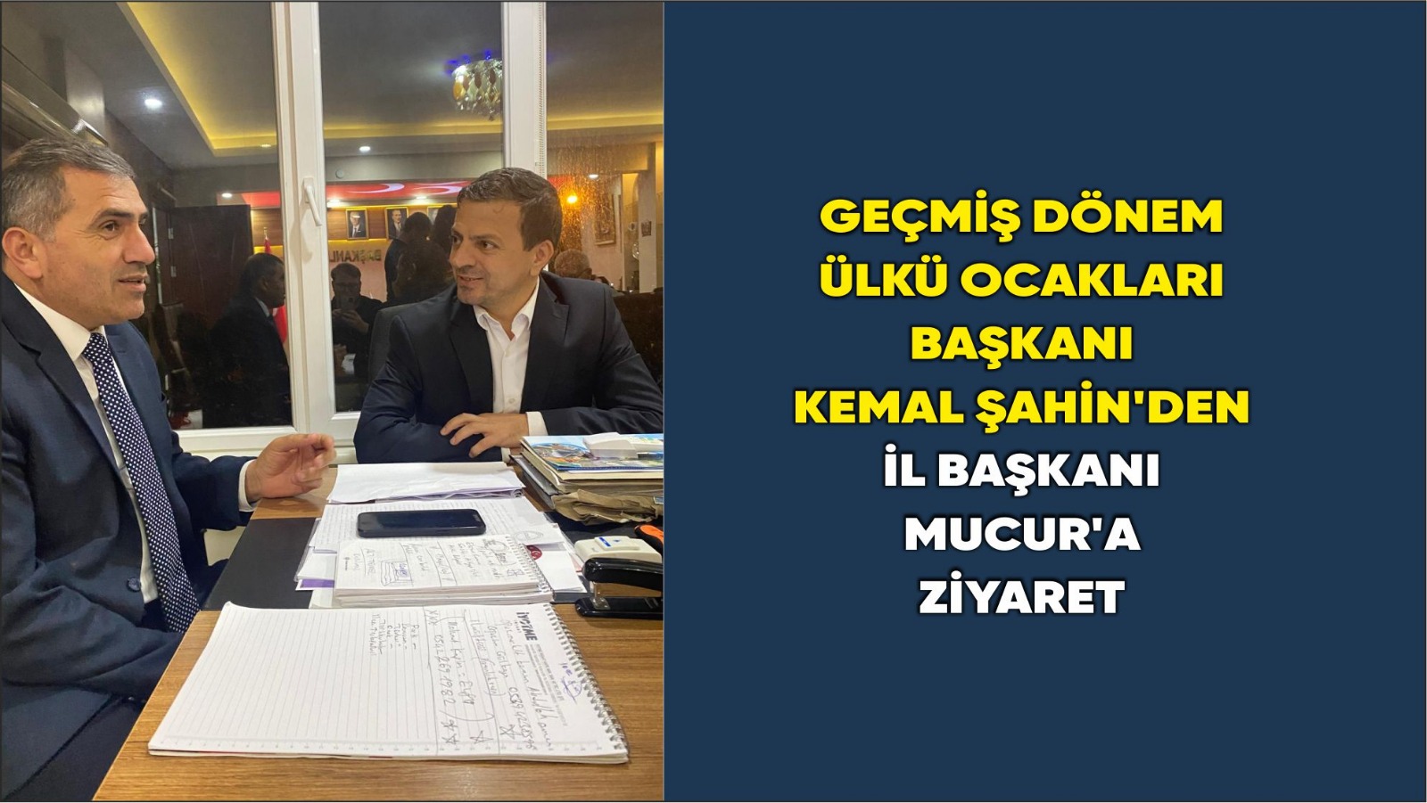 Şahin’den Burhan Mucur’a Geçmiş Olsun Ziyareti