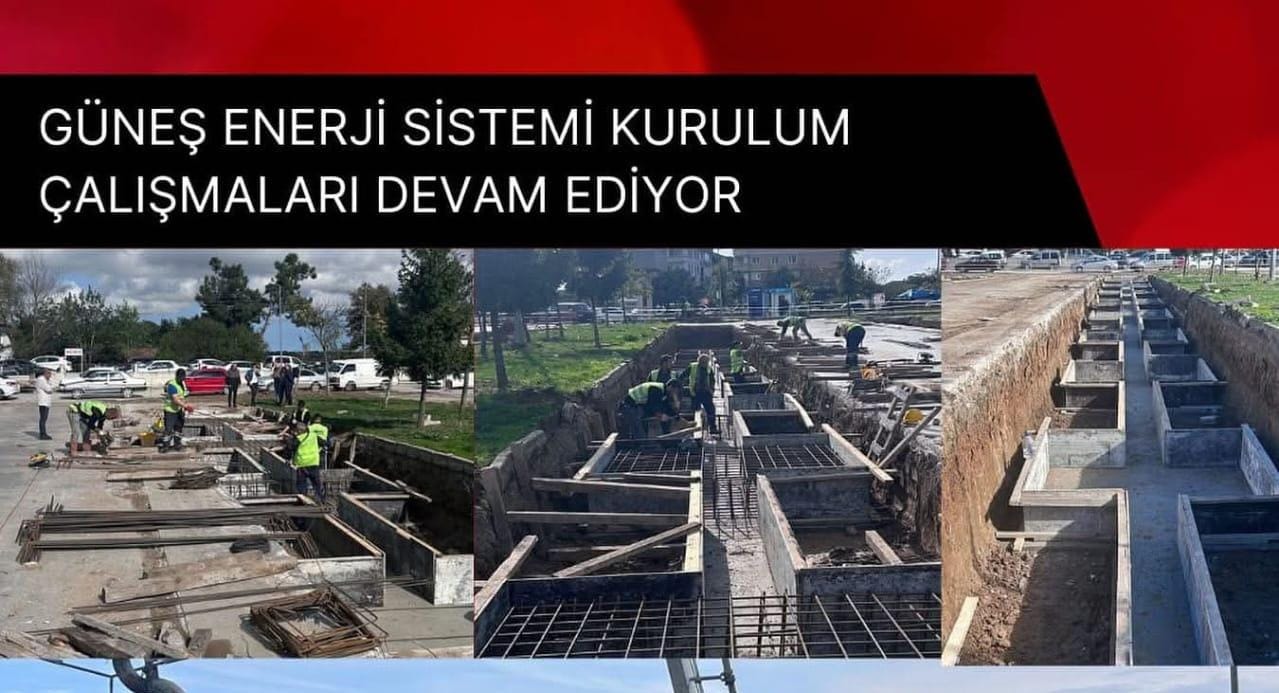 BAFRA DEVLET HASTANESİ’NDE GÜNEŞ ENERJİSİ SİSTEMİ KURULUM ÇALIŞMALARI DEVAM EDİYOR