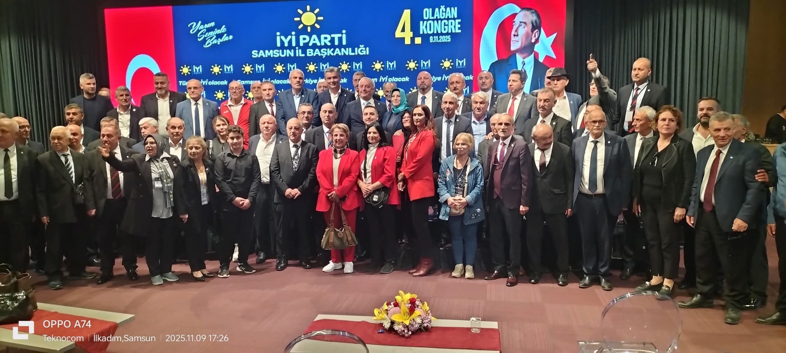 İYİ Parti Samsun İl Başkanı Hasan Aksoy Güven Tazeledi