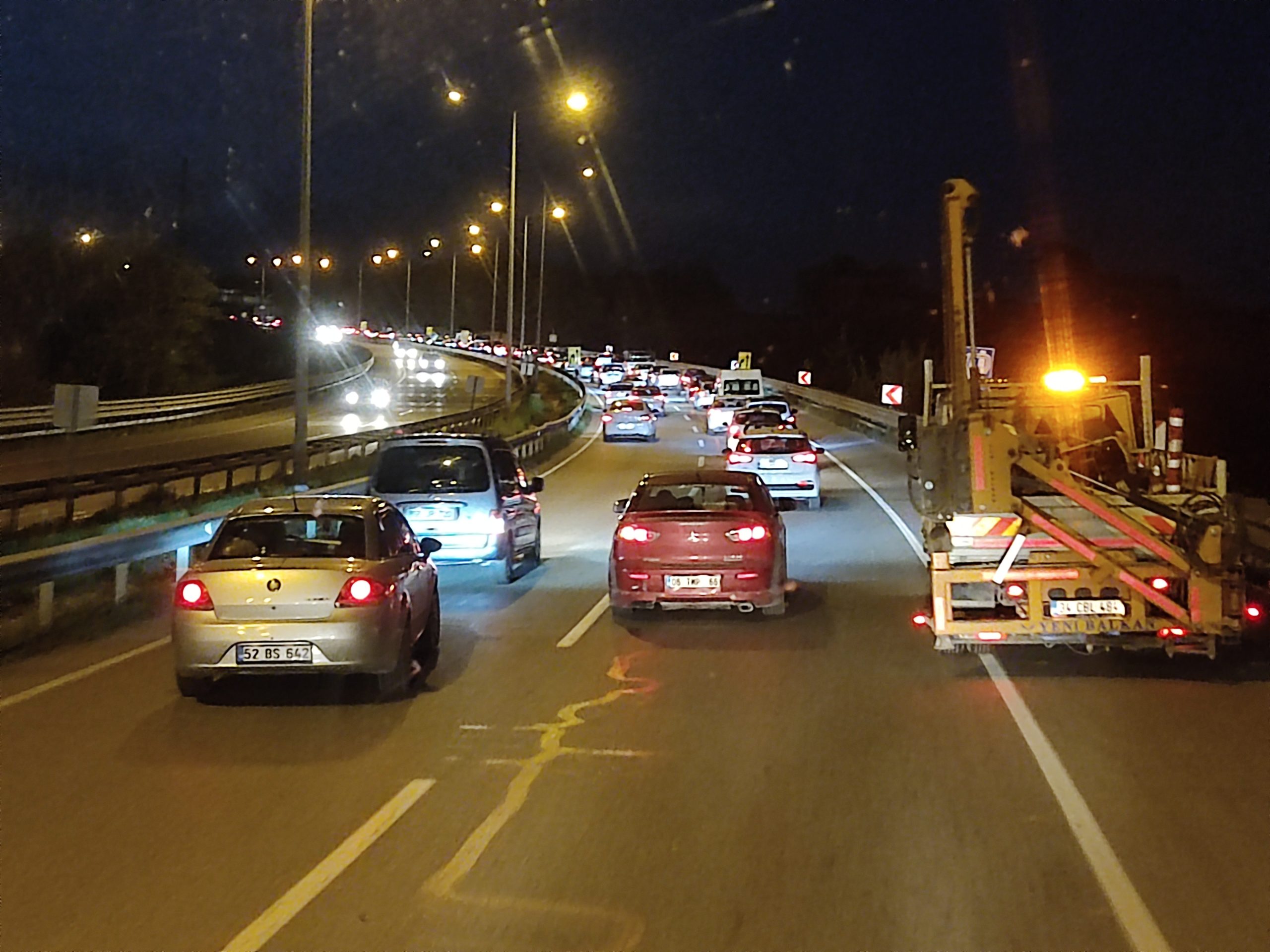 Kazandere – Yakıntaş arası Sürücülerin Yoğunluk Sıkıntısı