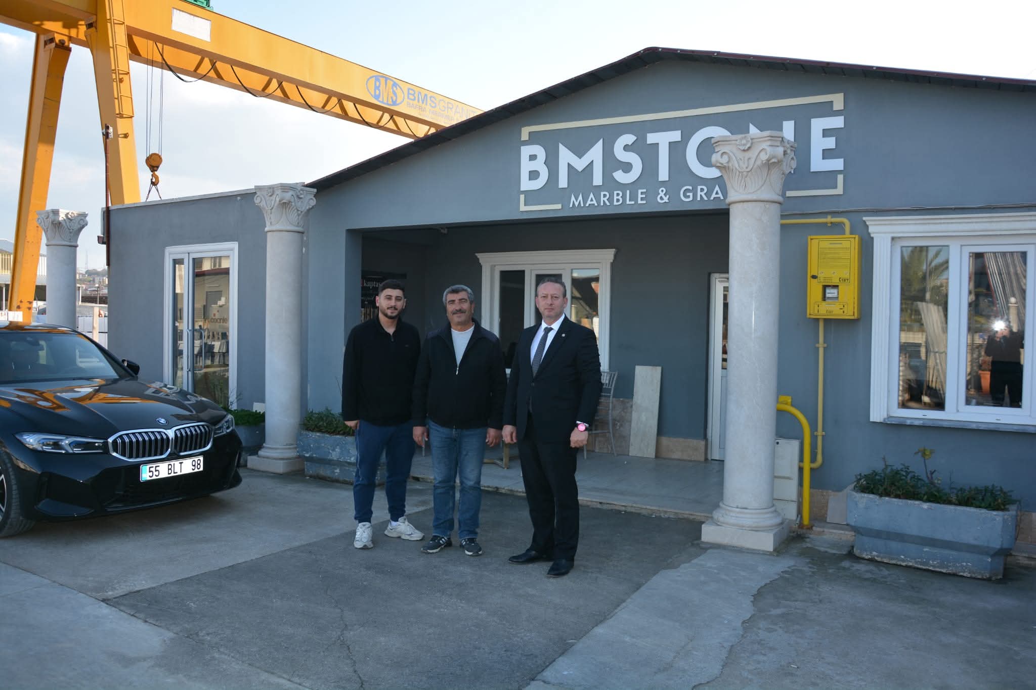 Bafra TSO Başkanı Serdal Sefa Kocabaş’tan Bafra Mermer’e Ziyaret