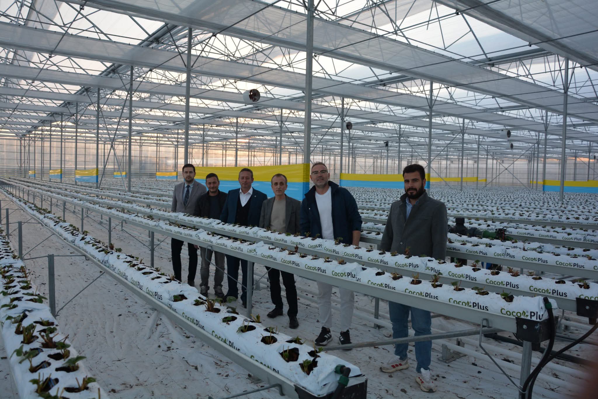 Başkan Kocabaş’tan 4K Seracılık ve Tarım Ürünleri firmasını ziyaret