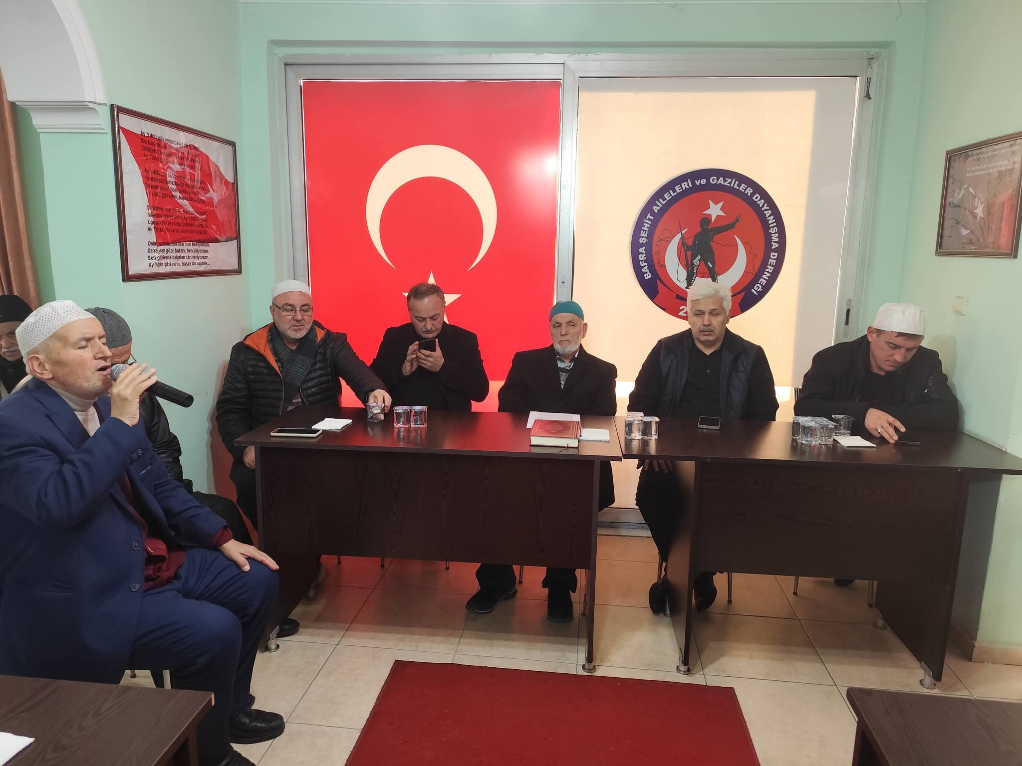 Bafra’da Şehit Askerler Mevlidi Şerif programında Anıldı