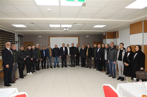 BAŞKAN KILIÇ İLÇEDE GÖREV YAPAN BASIN MENSUPLARIYLA BİR ARAYA GELDİ