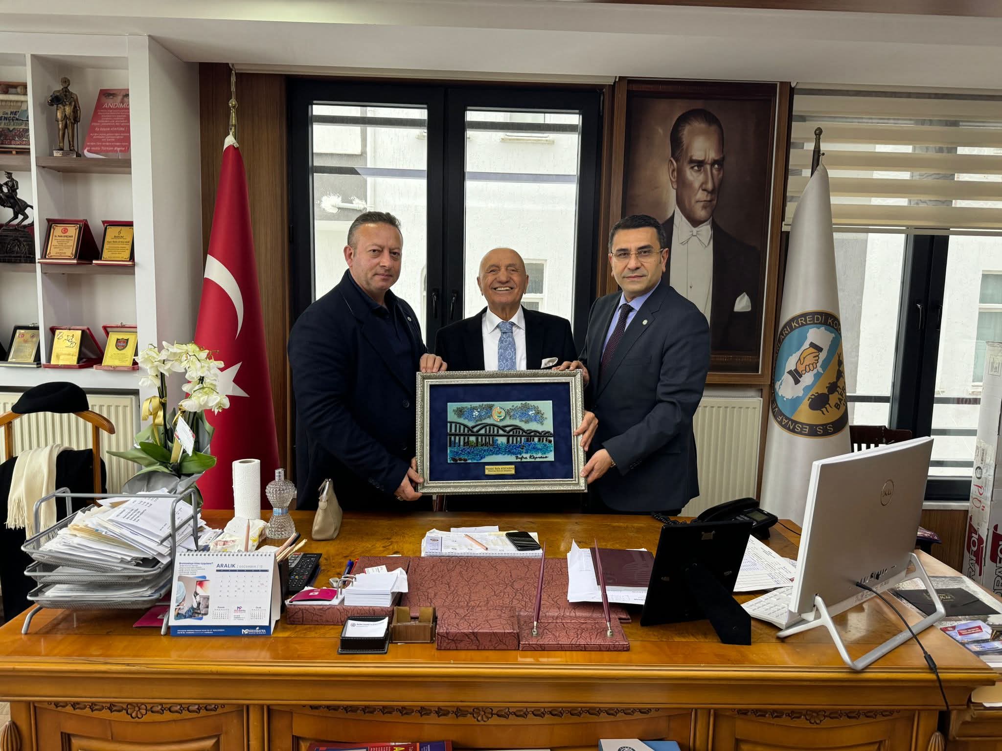 Bafra TSO’dan Metin Genççakır’a Hayırlı Olsun Ziyareti