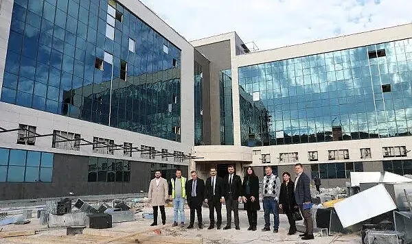 Alaçam – Yakakent Devlet Hastane İnşaatlarında  Sona Doğru