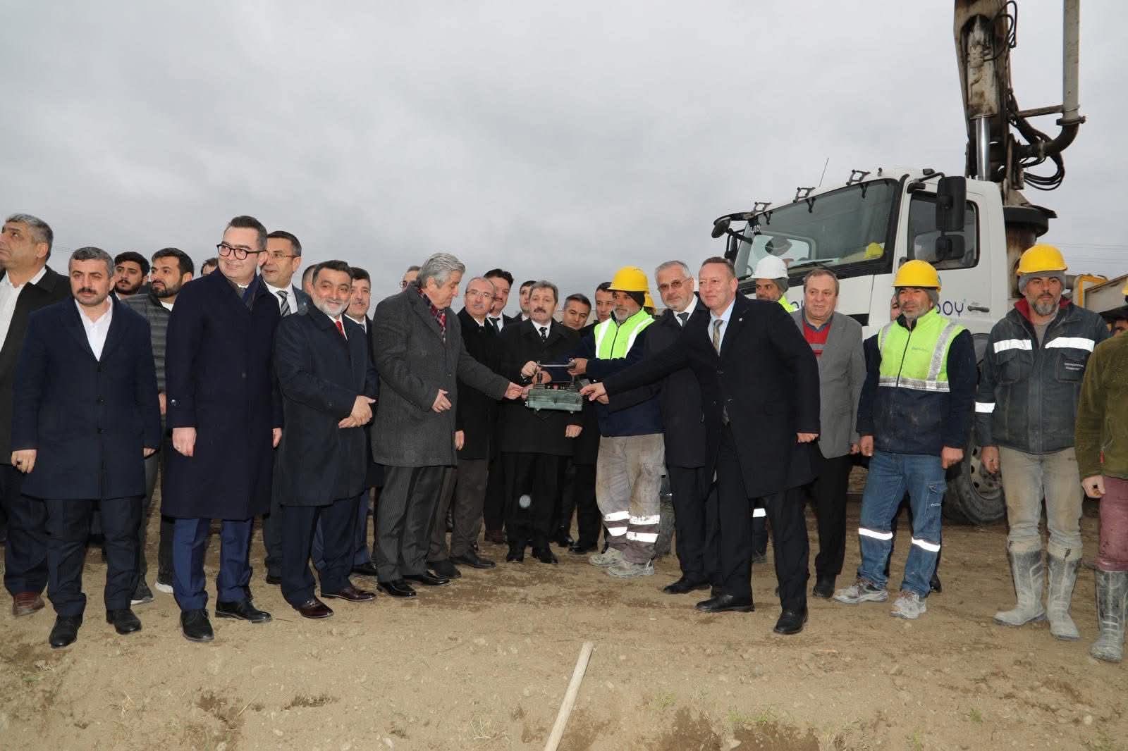 Bafra Karma OSB Camii’nin Temeli Atıldı