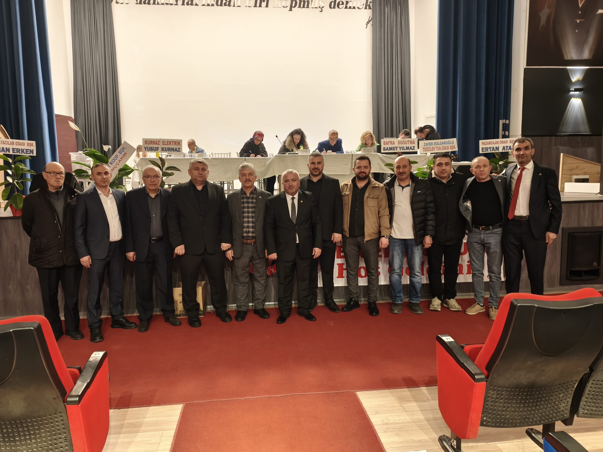 Bafra Elektrikciler ve Elektronikçiler Esnaf ve Sanatkarlar Odası Başkanı Bülent Kulaksız Güven Tazeledi