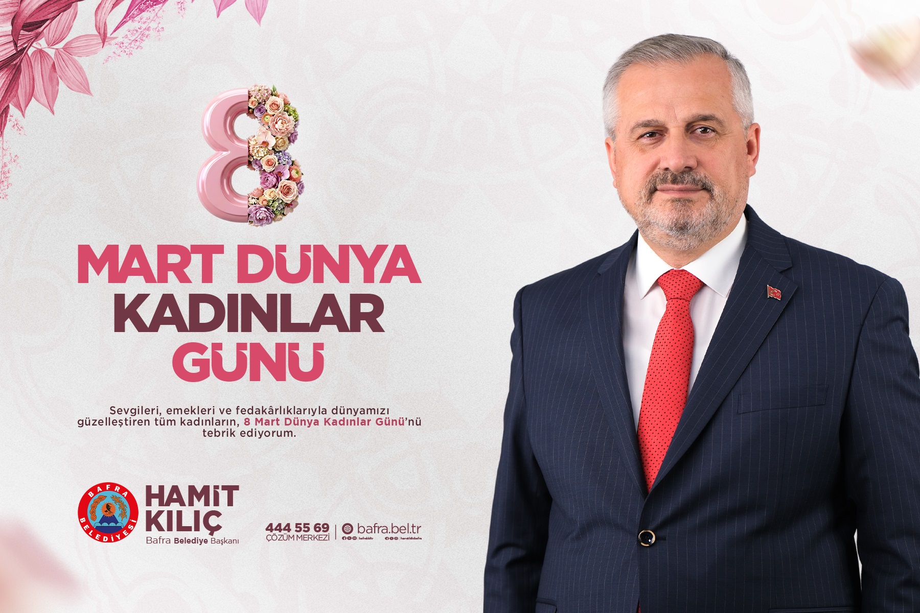 BAŞKAN KILIÇ’IN 8 MART DÜNYA KADINLAR GÜNÜ MESAJI