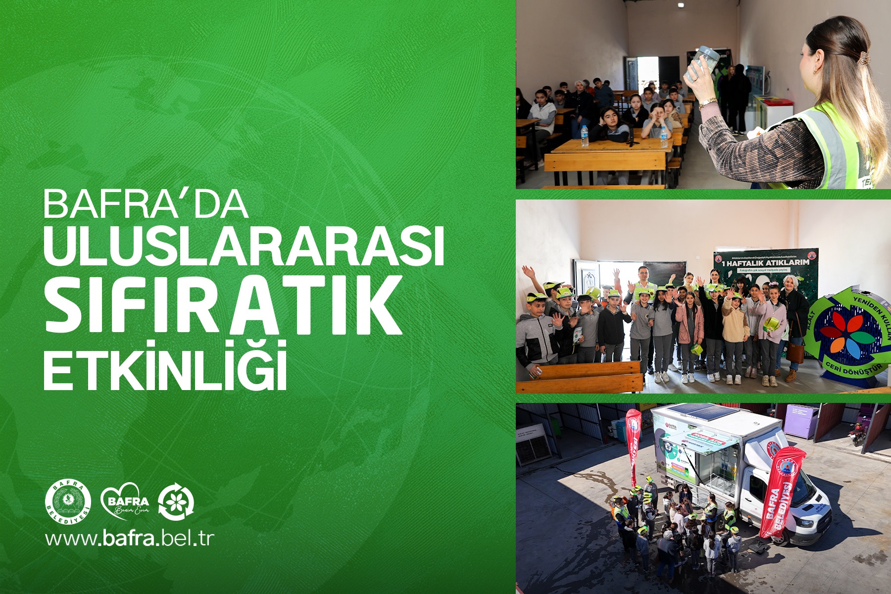 BAFRA’DA ULUSLARARASI SIFIR ATIK ETKİNLİĞİ