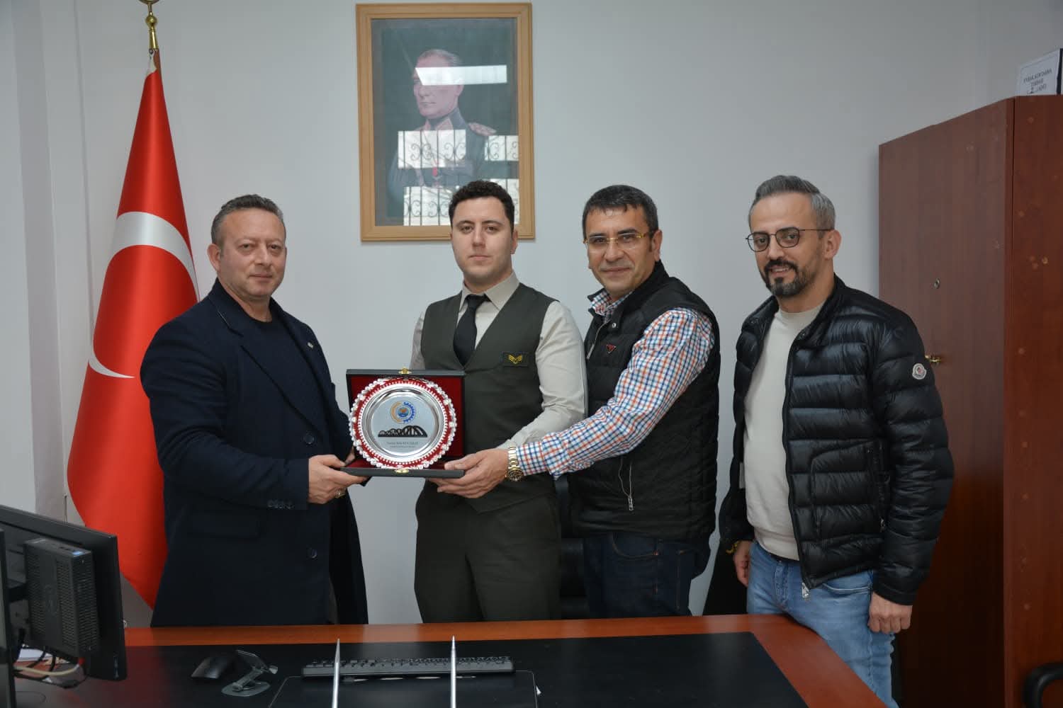 Bafra TSO Yönetiminden Askerlik Şubesi Başkanlığı’na Ziyaret