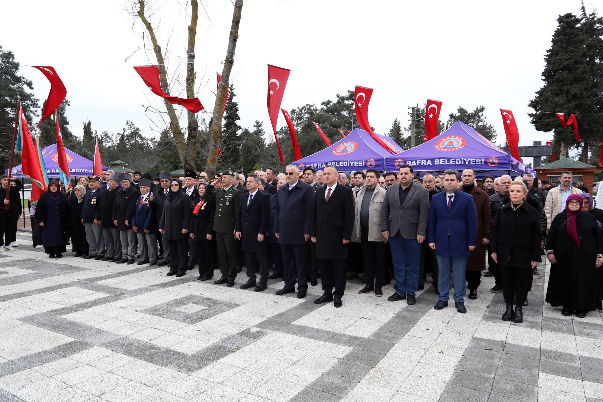 Bafra’da Çanakkale Şehitleri Anıldı 