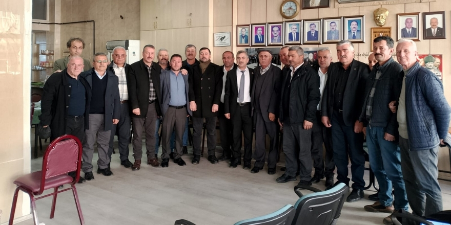 Bafra Muhtarlar Derneği Seçiminde Muhtarlar Erol Andiç ile Yola Devam Dedi