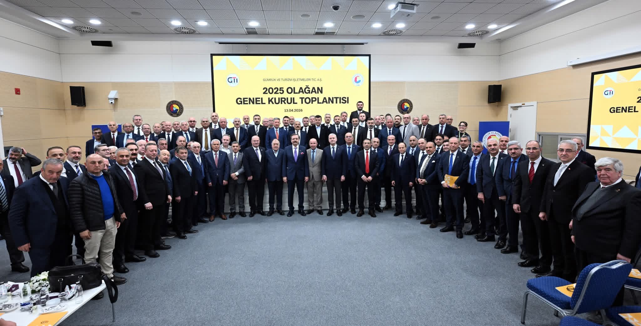 Türkiye Odalar ve Borsalar Birliği öncülüğünde Gümrük ve Turizm İşletmeleri Ticaret AŞ Genel Kurulu gerçekleşti