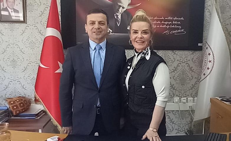 Bafra Nurer Sigorta Yönetim Kurulu Başkanı Şahin’ den Sağlık Müdürü Çaylı’ya Hayırlı olsun ziyareti