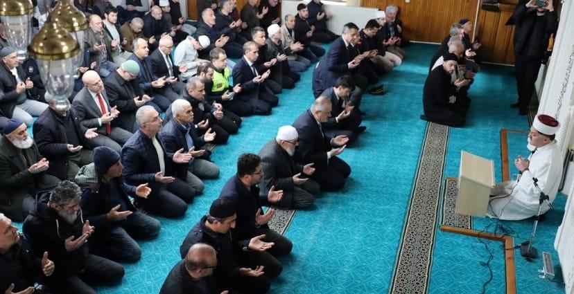 Bafra’da Polis Haftası’nda Şehitler İçin Mevlidi Şerif 