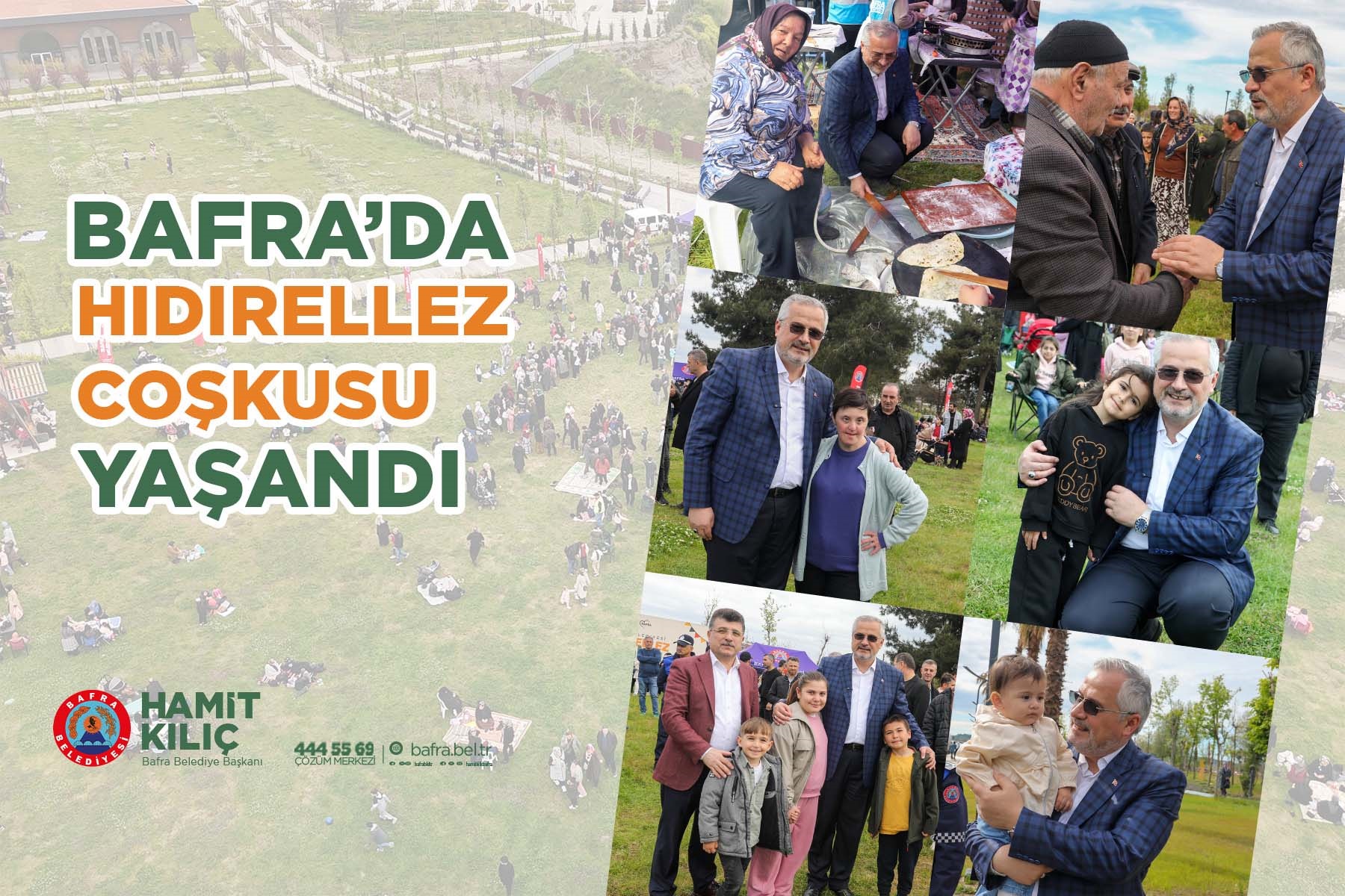 BAFRA’DA HIDIRELLEZ COŞKUSU YAŞANDI