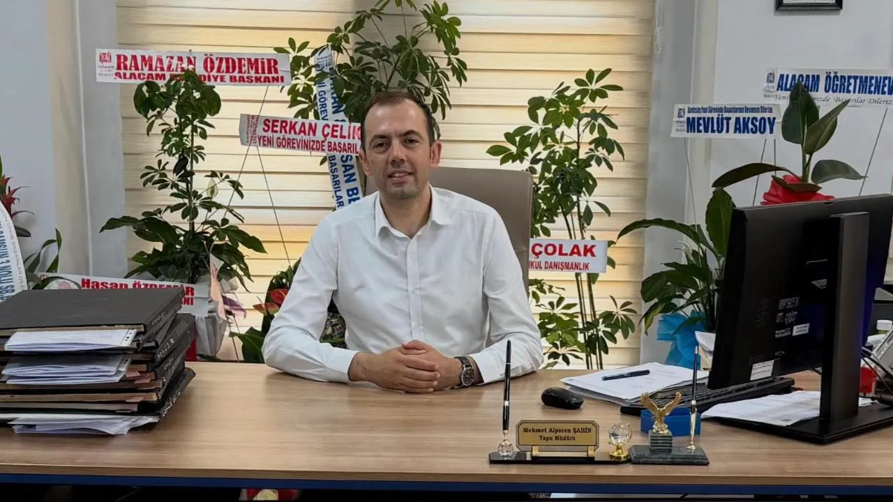 ALAÇAM TAPU MÜDÜRLÜĞÜ’NE MEHMET ALPEREN ŞAHİN ATANDI