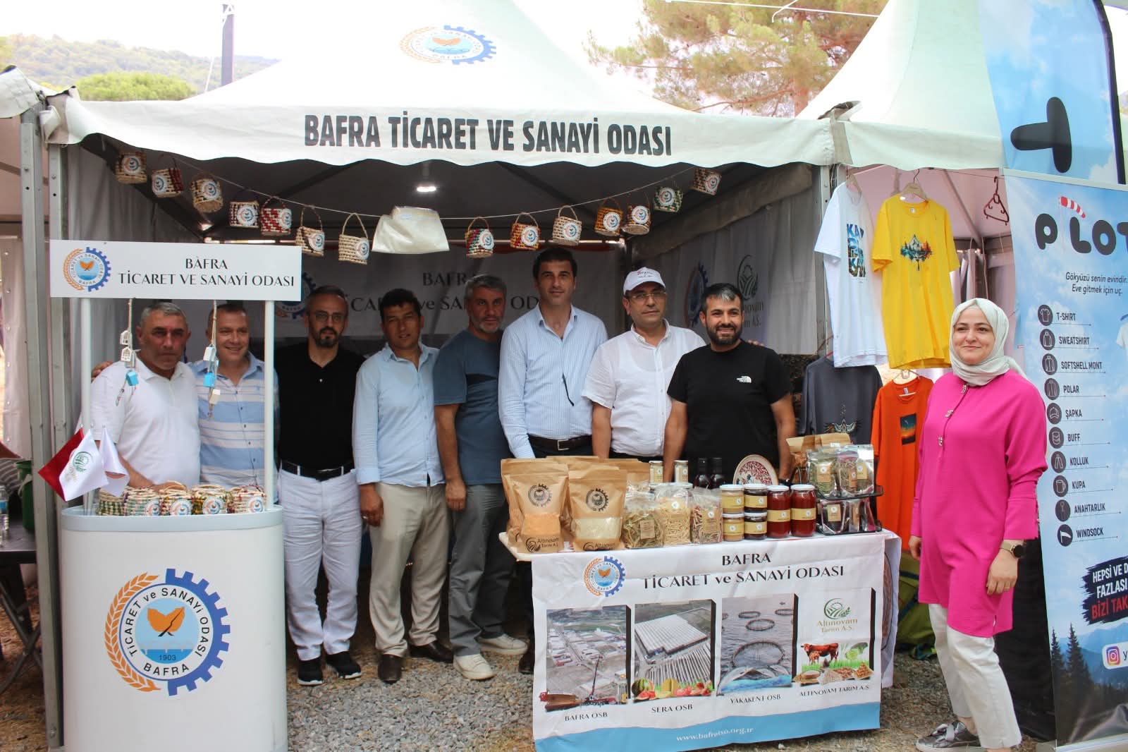 Bafra TSO’nun ALTINOVAM TARIM A.Ş. Standı Kapıkaya Festivali’nde Yoğun İlgi Gördü