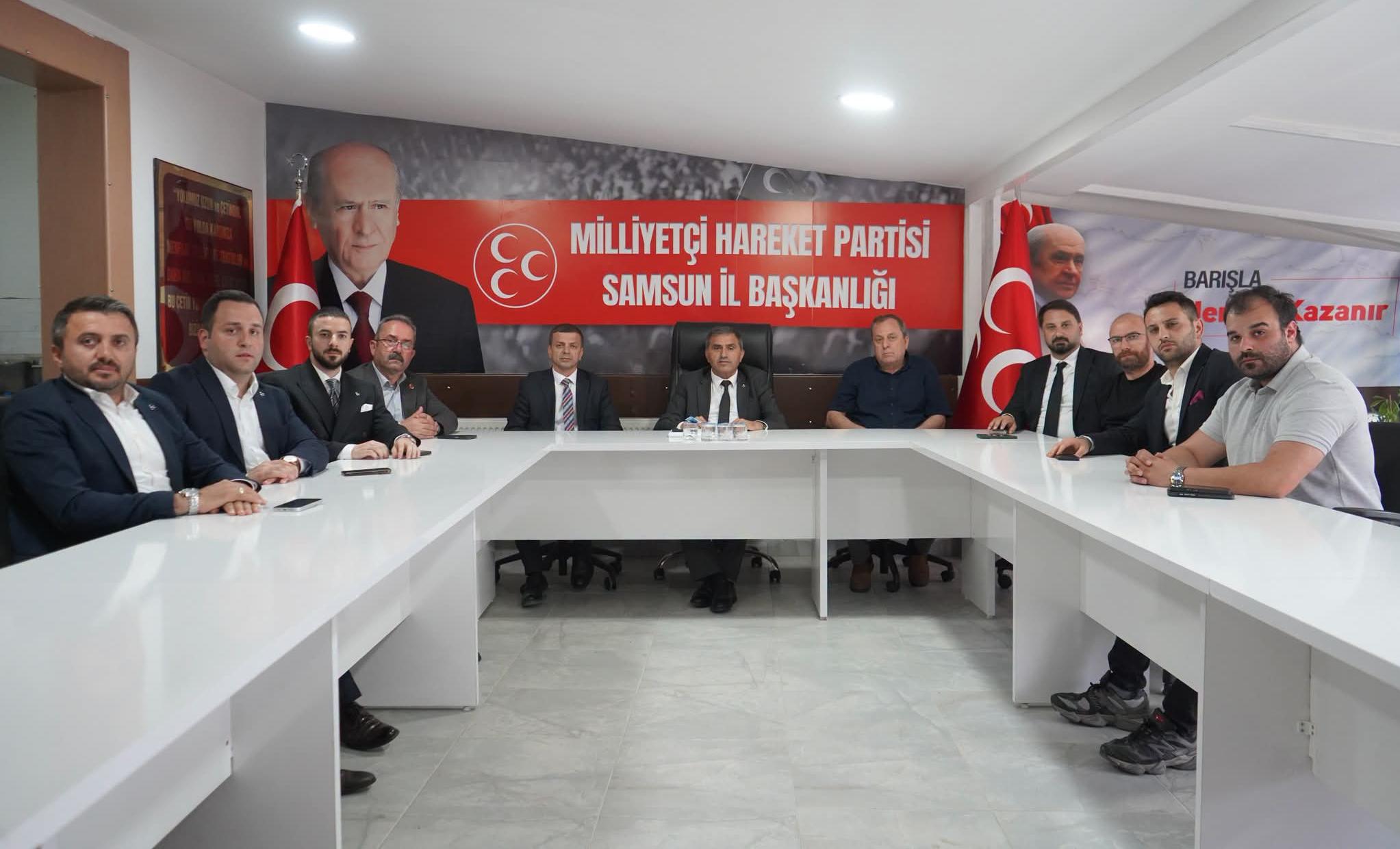 MHP kararını verdi Bafra İlçe Başkanı Adayı Belli Oldu Genel Merkez Kemal Şahin’de karar kıldı
