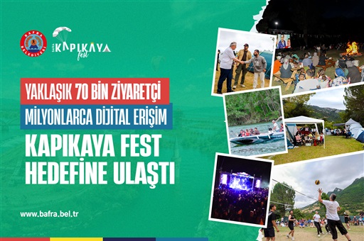 KAPIKAYAFEST HEDEFİNE ULAŞTI