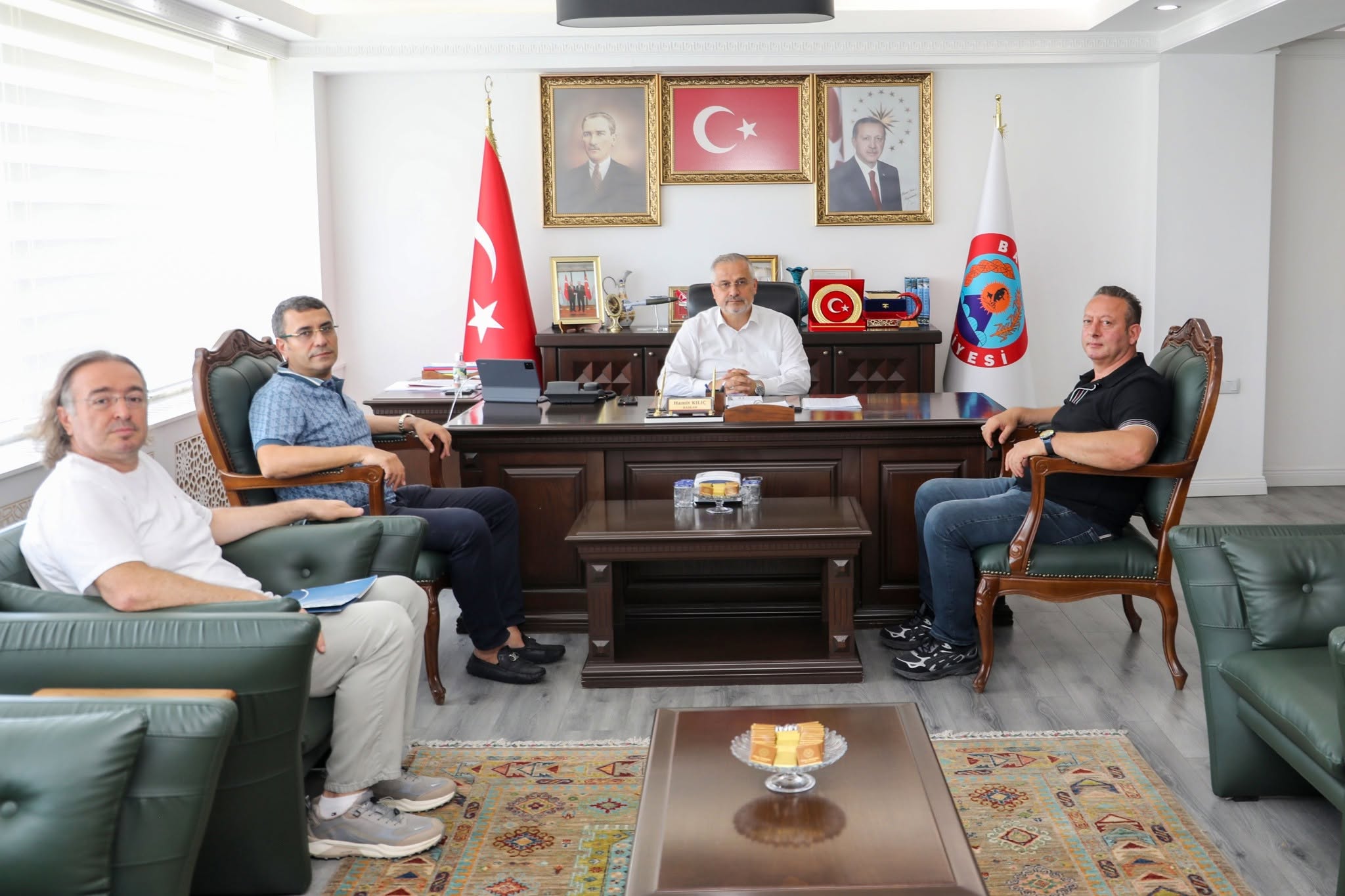 Bafra TSO’dan Bafra Belediye Başkanı Hamit Kılıç’a Ziyaret