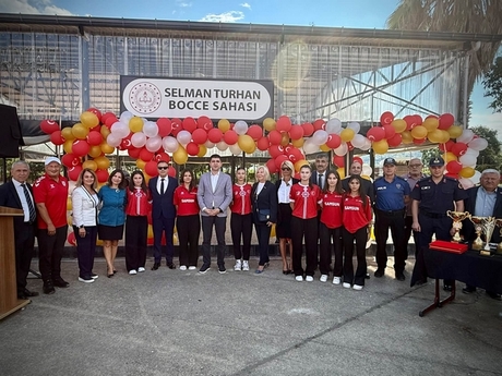 ALAÇAM SELMAN TURHAN BOCCE SAHASININ AÇILIŞI YAPILDI
