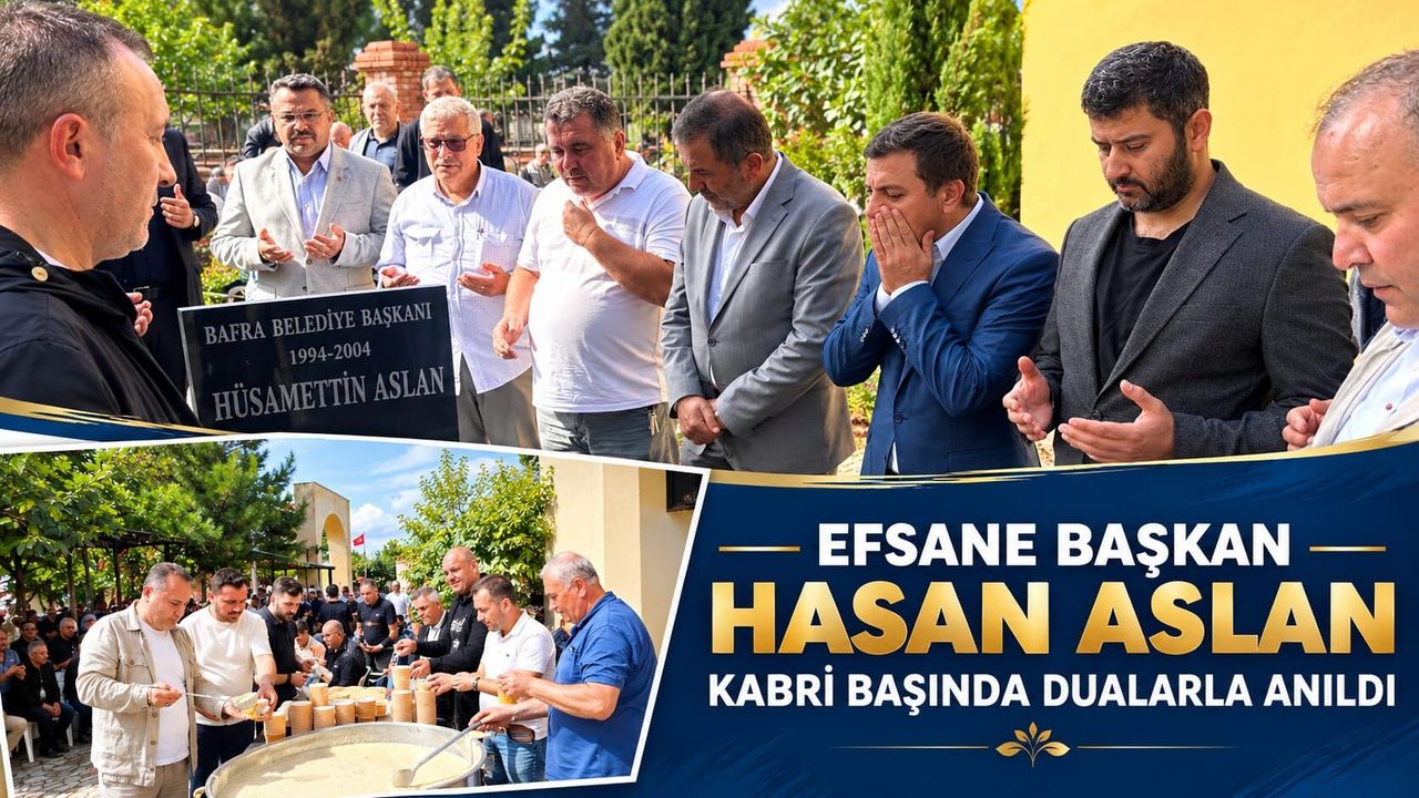 Gönüllerde İzin Bırakan Hasan Aslan 10. Yıl Dönümünde Kabri Başında Dualarla Anıldı