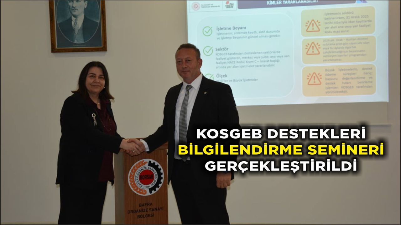 KOSGEB Destekleri Bilgilendirme Semineri 
